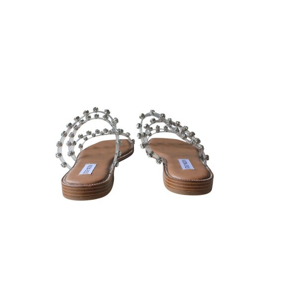 Steve Madden Skyler Clear Sandals  SKYL11S1 Bling Studded Strappy Size 9M New - Picture 4 of 15